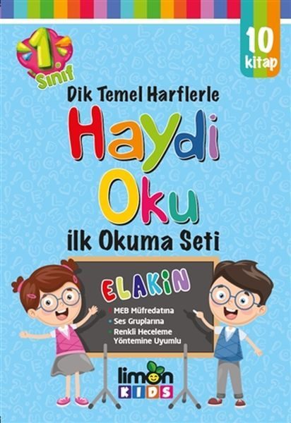 1. Sınıf Dik Temel Hartflerle Haydi Oku İlk Okuma Seti Anetil  (4022)