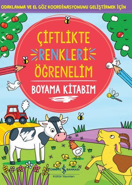 Çiftlikte Renkleri Öğrenelim Boyama Kitabım  (4022)