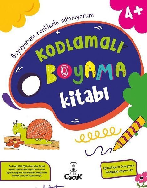 Kodlamalı Boyama Kitabı - 4+ Yaş  (4022)