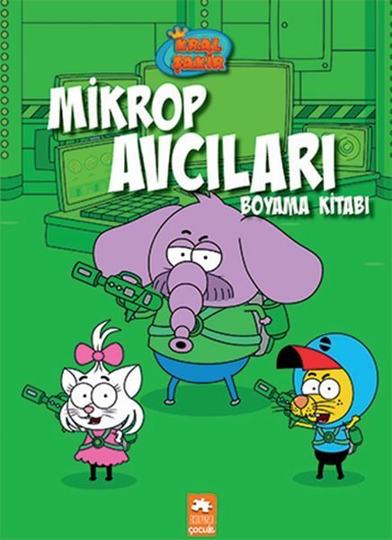 Kral Şakir Mikrop Avcıları Boyama Kitabı  (4022)