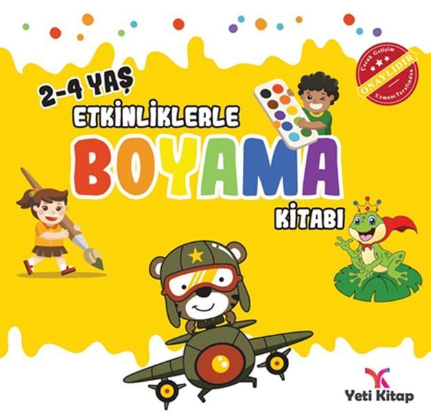 Etkinliklerle Boyama Kitabı 2 - (2-4 Yaş)  (4022)