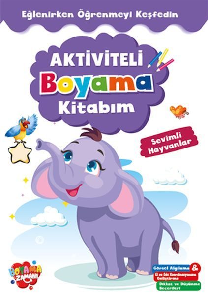 Aktiviteli Boyama Kitabı Sevimli Hayvanlar  (4022)