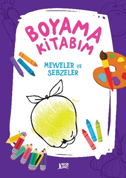 Boyama Kitabım - Meyveler ve Sebzeler  (4022)