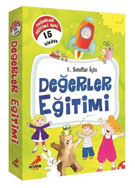 1. Sınıflar İçin Değerler Eğitimi Dizisi (15 Kitap Takım)  (4022)