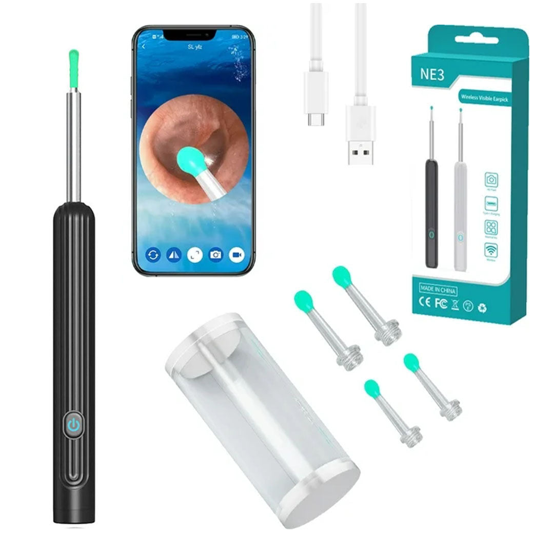 Endoskop Kamerali Kulak Temi̇zleme Ci̇hazi All-in-one Set