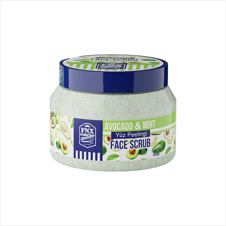 Fnx Barber Face Scrub Peeling Avakado Menthol 500 ML x 2 Adet