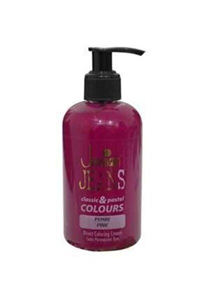 Jamaican Jeans Color Su Bazlı Saç Boyası 250 ml Pembe