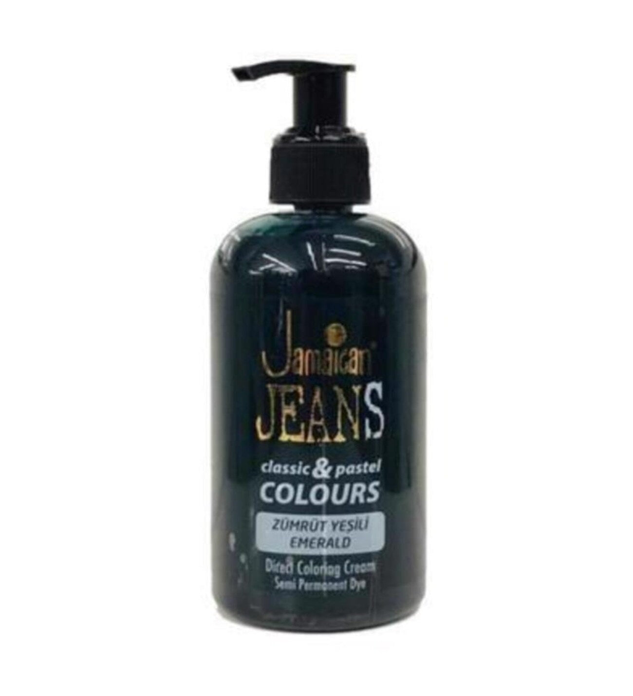 Jamaican Jeans Color Su Bazlı Saç Boyası 250 ml Zümrüt Yeşili  x 6 Adet