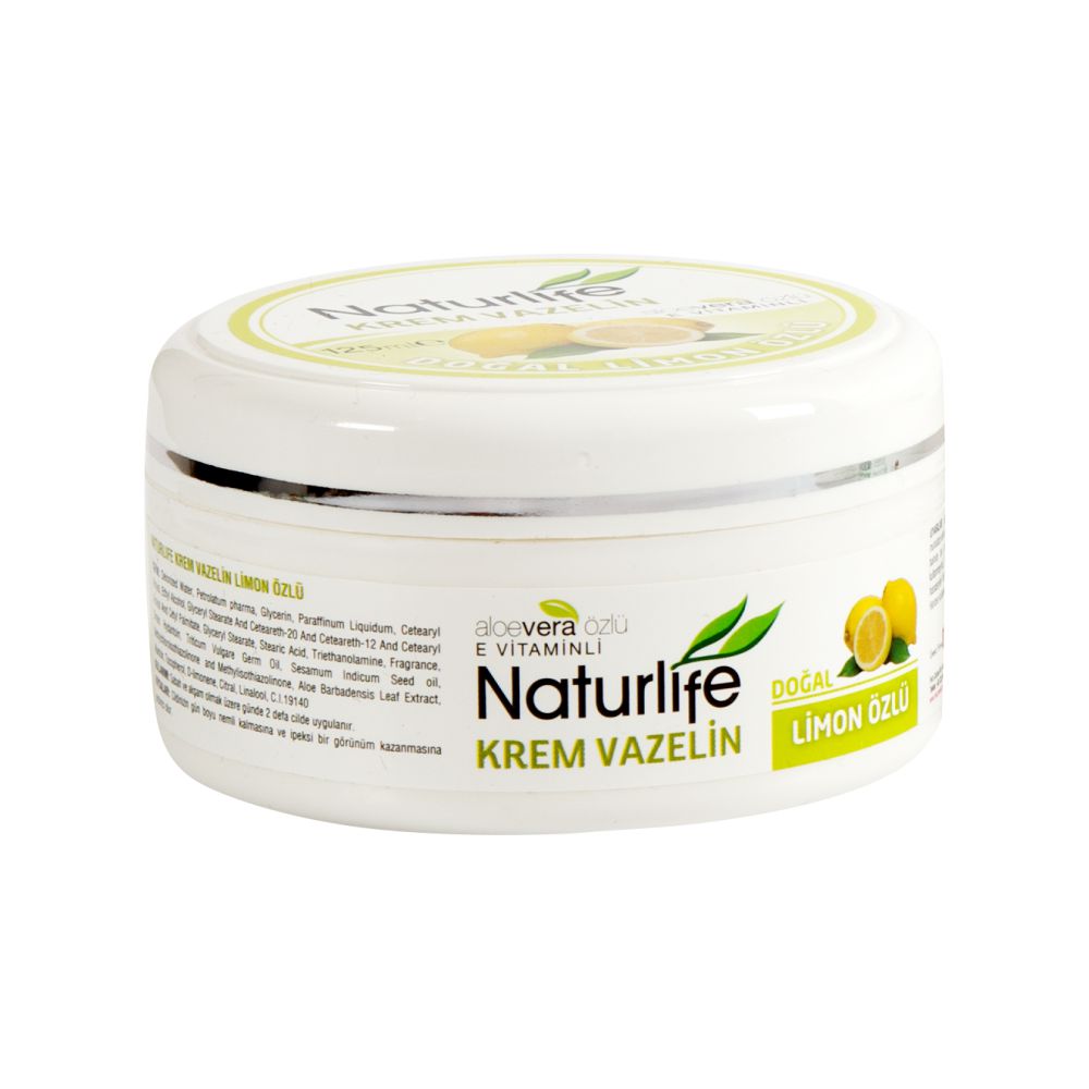 Naturlife Limon Özlü Vazelin Krem 125 ML