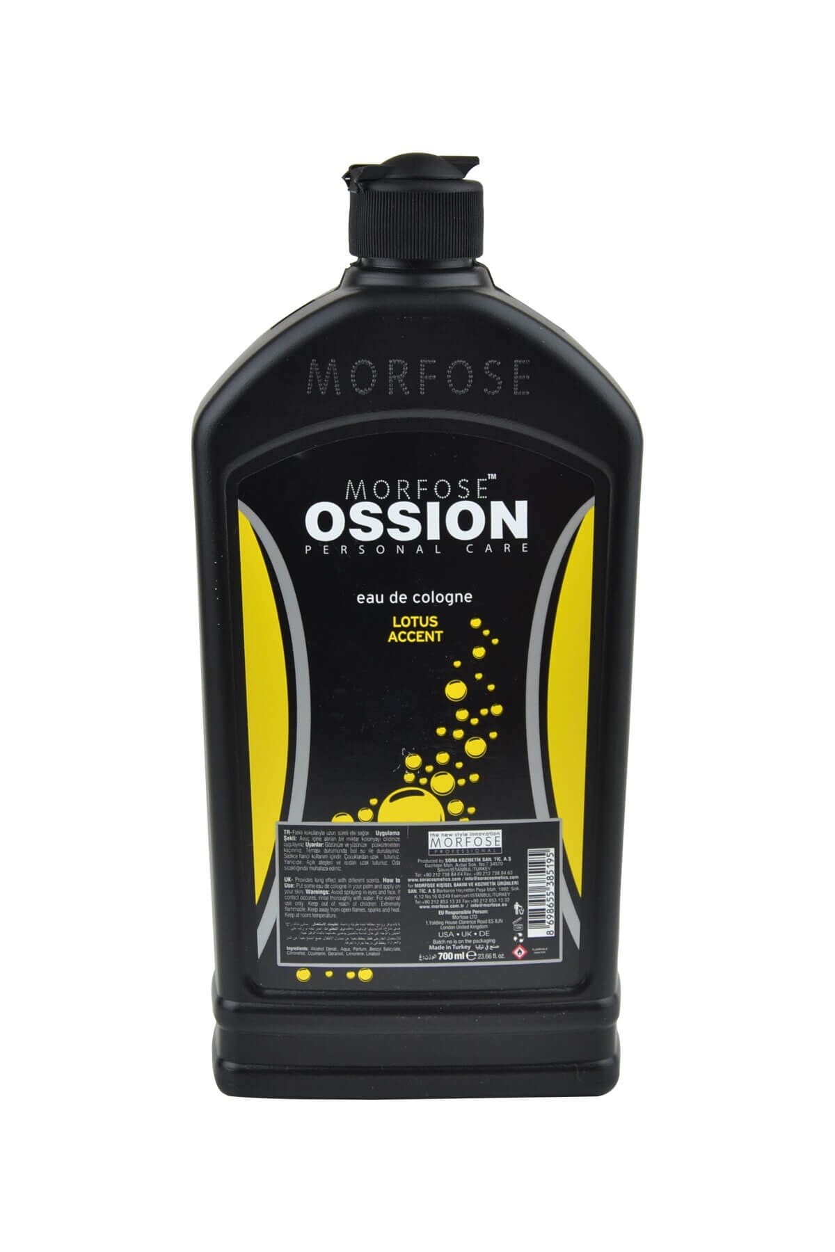 Ossion Tıraş  Kolonyası Lotus 700 ML x 3 Adet