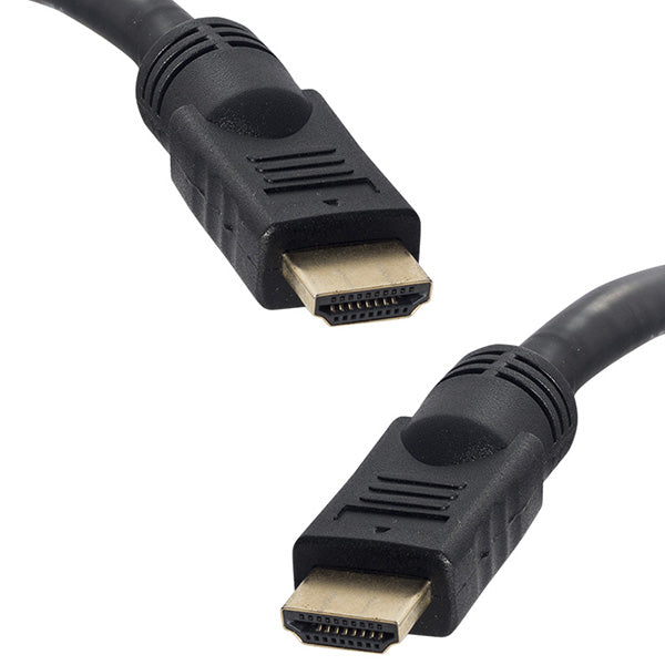 PLASTİK DÜZ SİYAH 30 METRE GOLD POŞETLİ HDMI KABLO (4620)