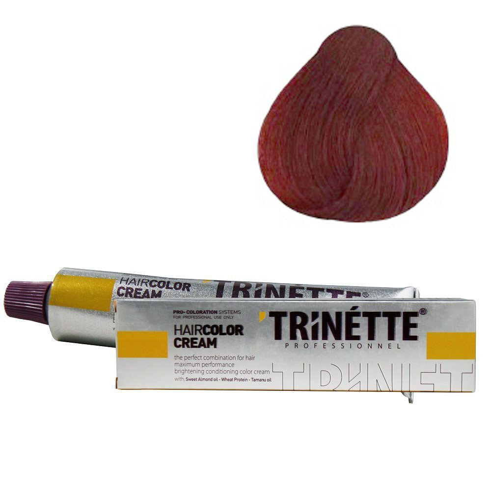 Trinette Tüp Boya 7.6 Kızıl Kumral 60 ml x 3 Adet + Sıvı Oksidan 3 Adet