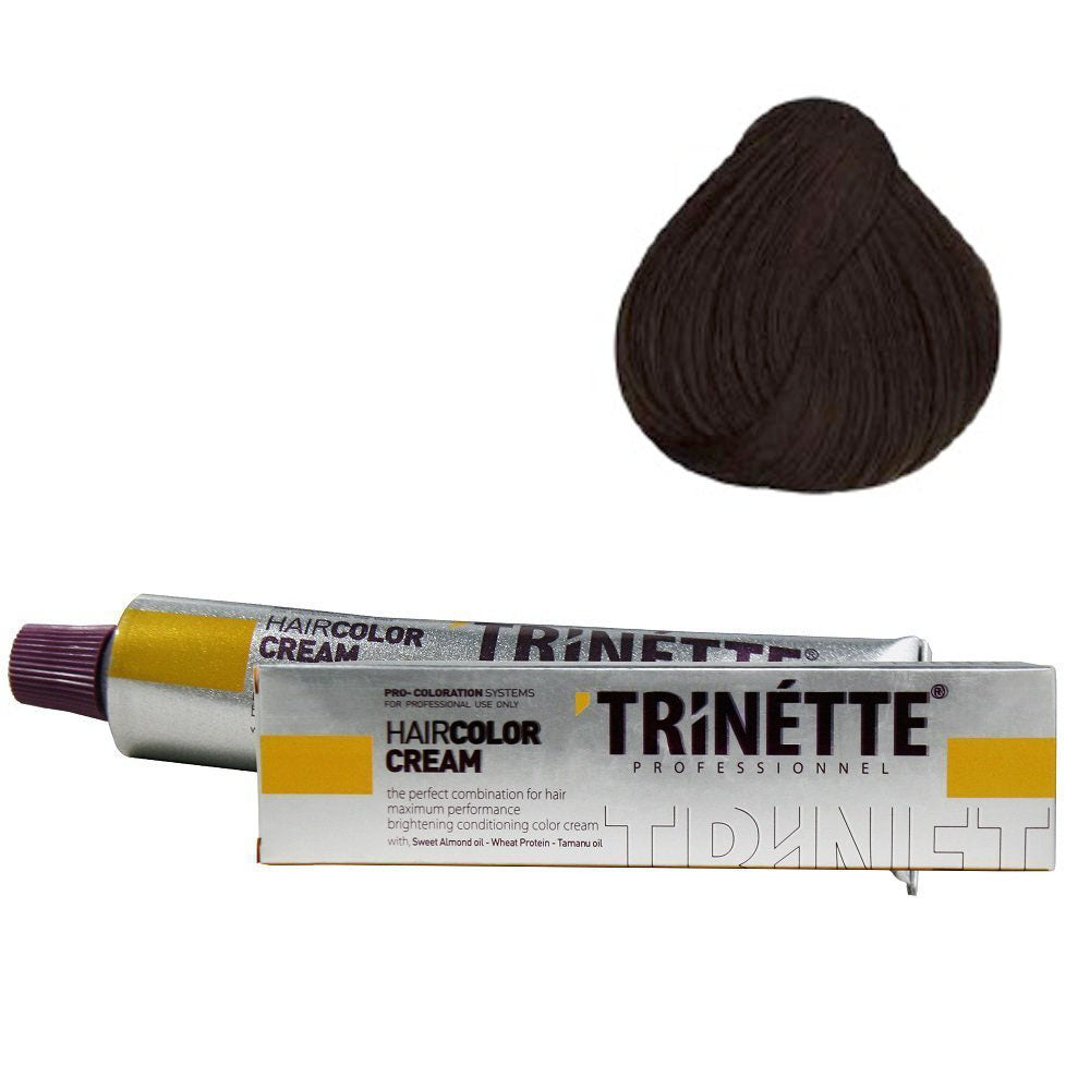 Trinette Tüp Boya 6.3 Koyu Dore Kumral 60 ml  x 2 Adet + Sıvı Oksidan 2 Adet