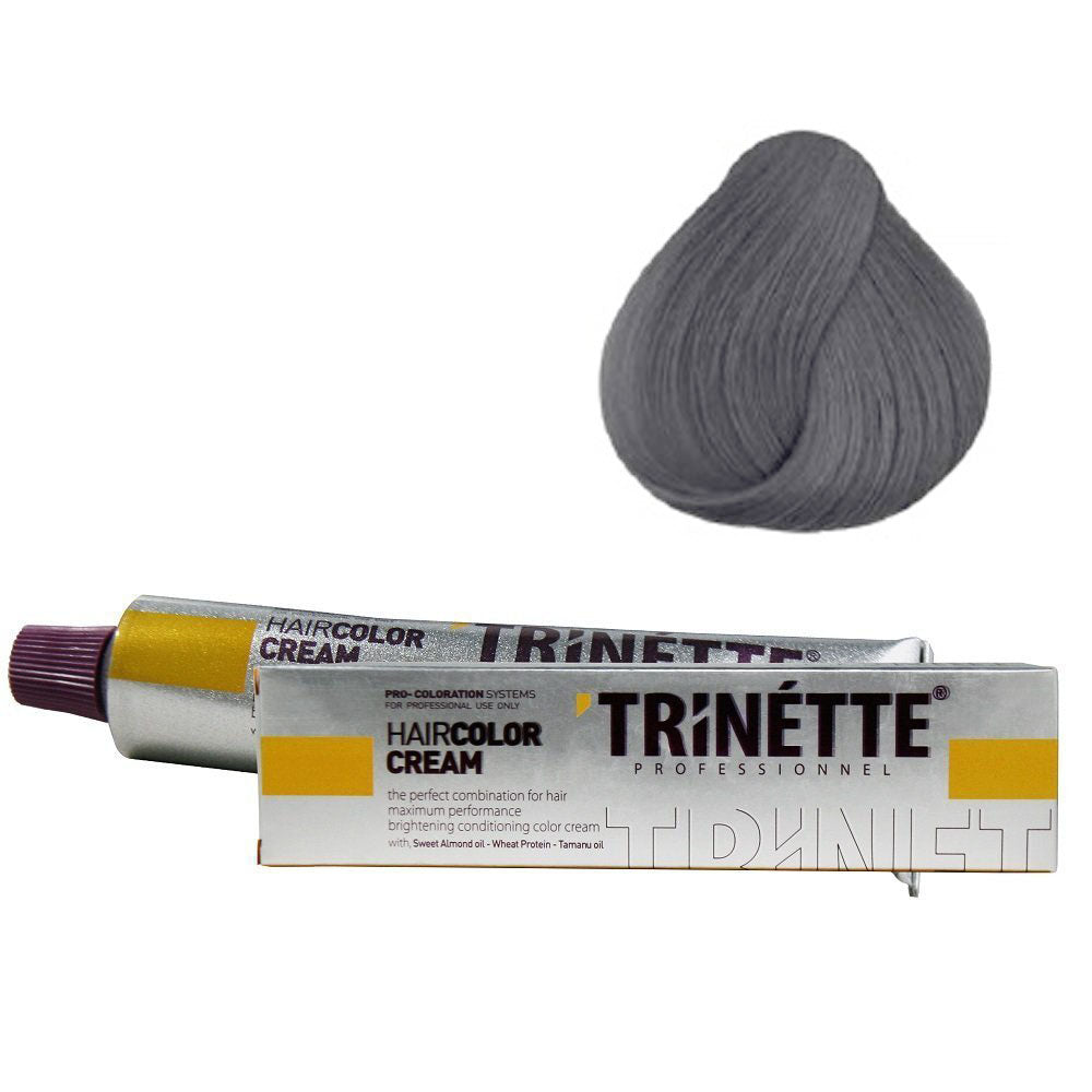 Trinette Tüp Boya Gri 60 ml  x 2 Adet + Sıvı Oksidan 2 Adet