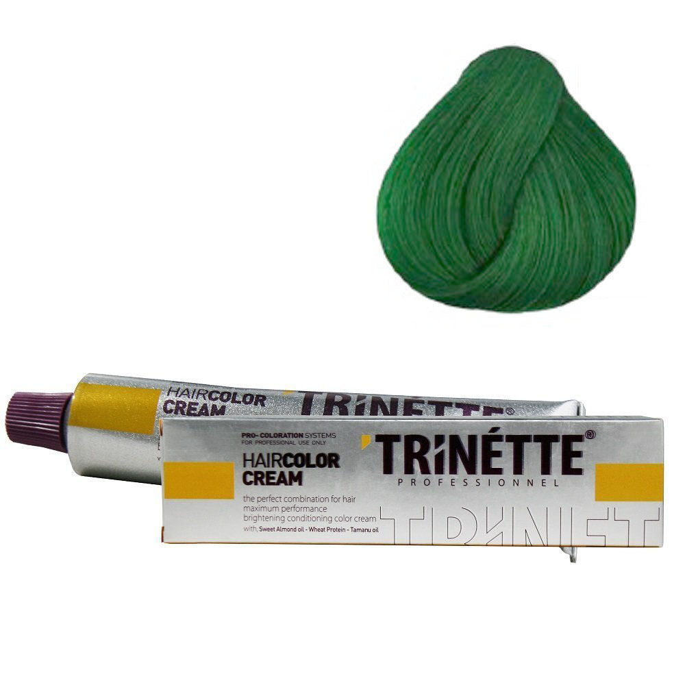 Trinette Tüp Boya Yeşil 60 ml x 3 Adet + Sıvı Oksidan 3 Adet