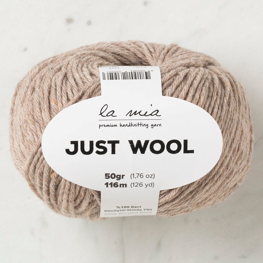 La Mia Just Wool Bej El Örgü İpi - LT004 - 33840