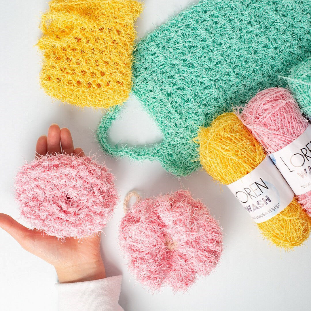 Loren Wash Kahverengi El Örgü İpi - R144 - 34035
