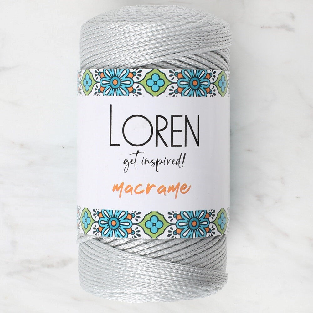 Loren Macrame Gri El Örgü İpi - RM 060 - 34331