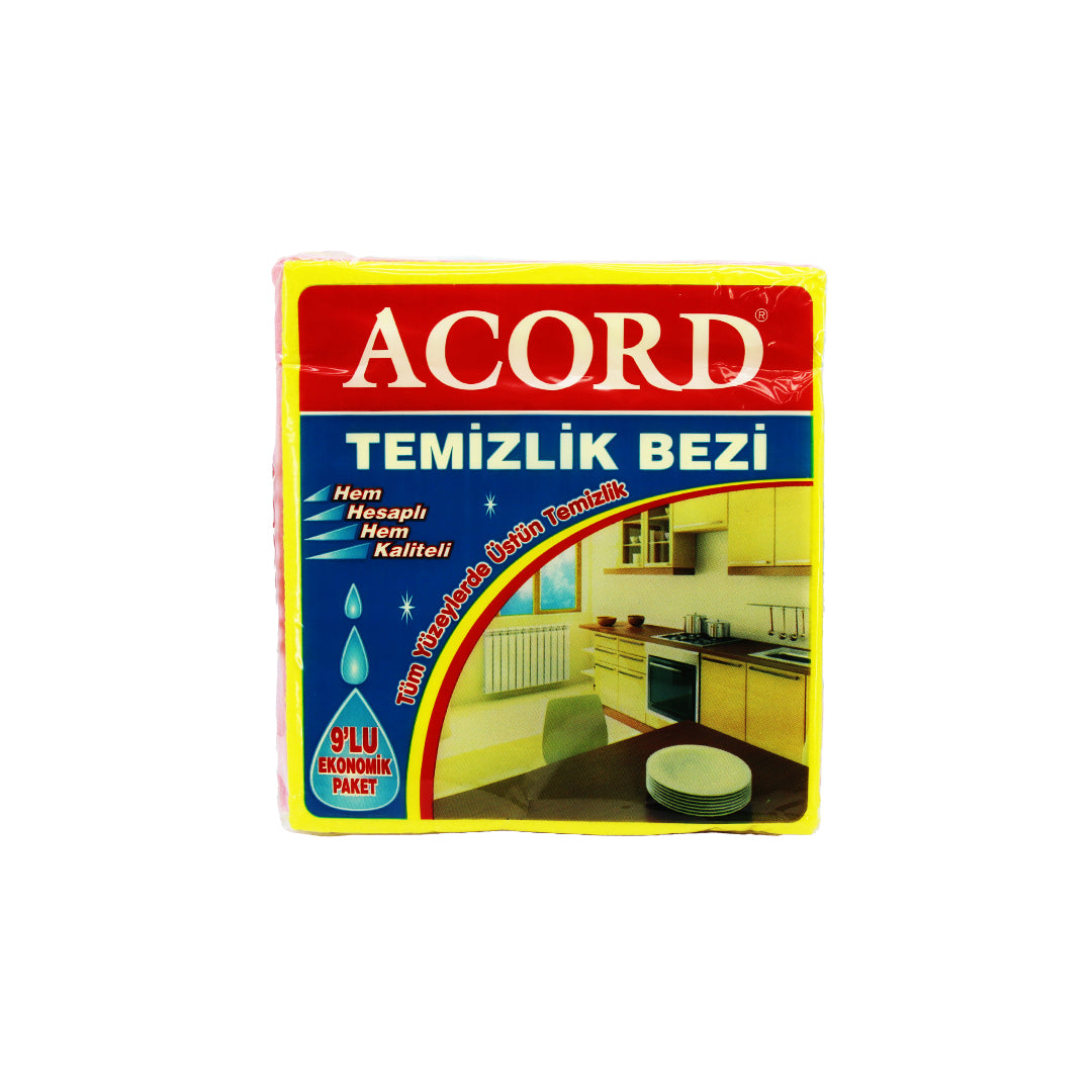 Acord Kod-384 9 Parça  Temizlik Bezi 35X37Cm