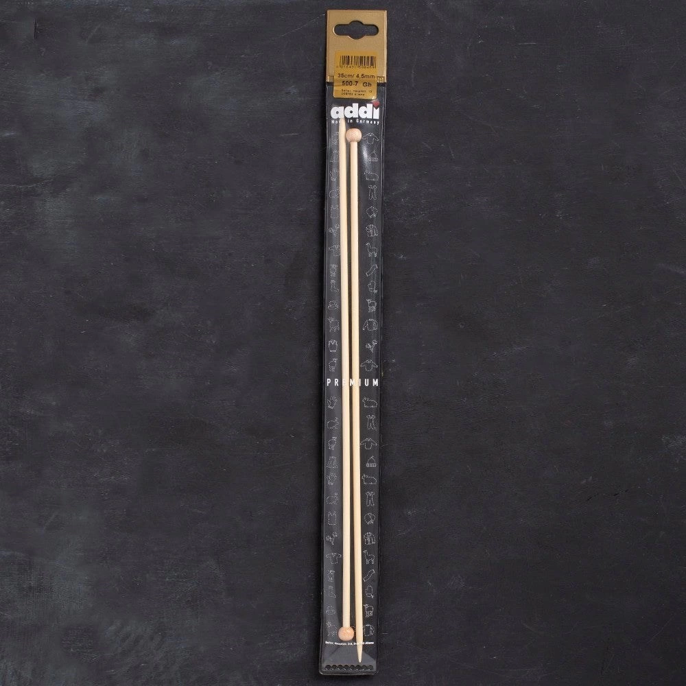 Addi Bambus 4,5mm 35cm Bambu Örgü Şişi - 500-7