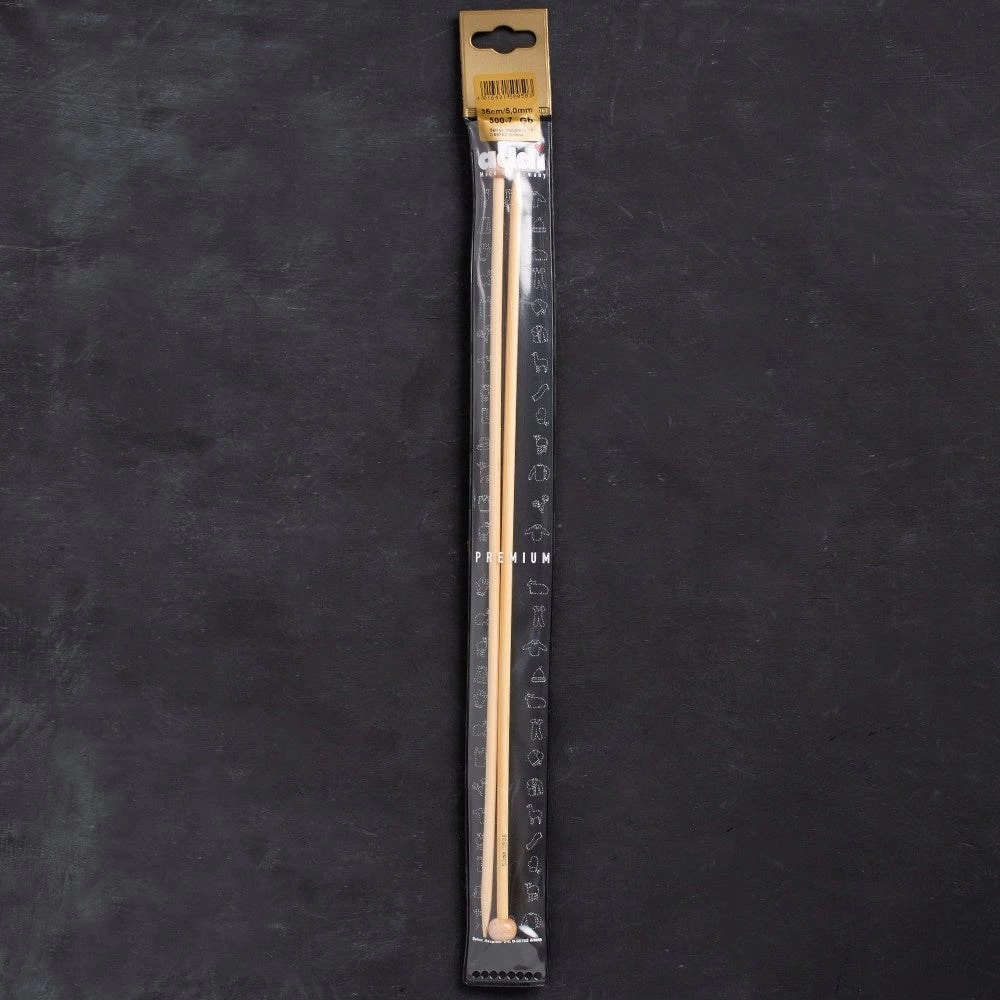 Addi Bambus 5mm 35cm Bambu Örgü Şişi - 500-7