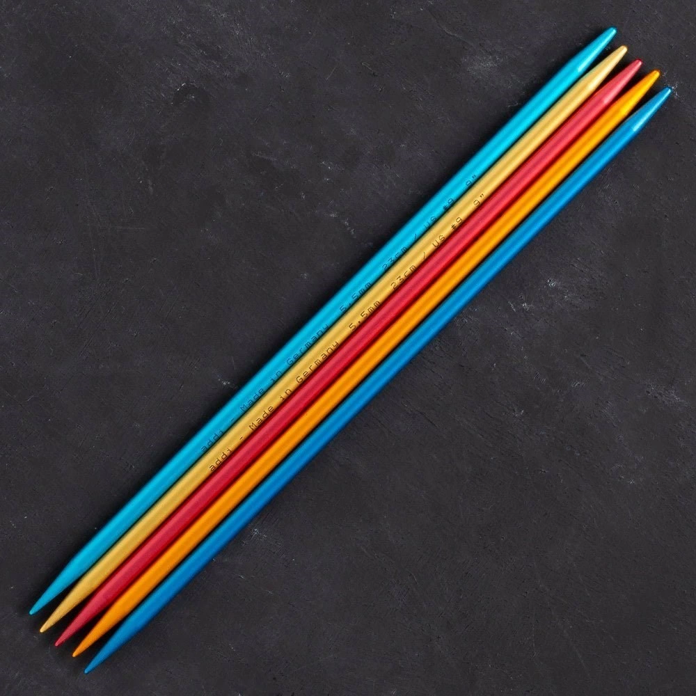 Addi Colibri 5,5mm 23cm Renkli Çorap Şişi - 204-7