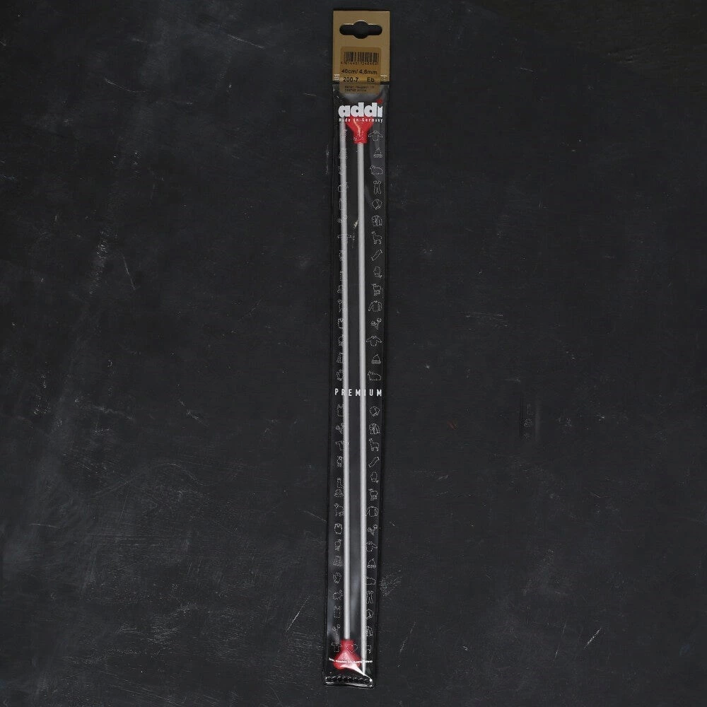 ADDI KALPLİ 4,5MM 40CM KLASİK ALÜMİNYUM ÖRGÜ ŞİŞİ