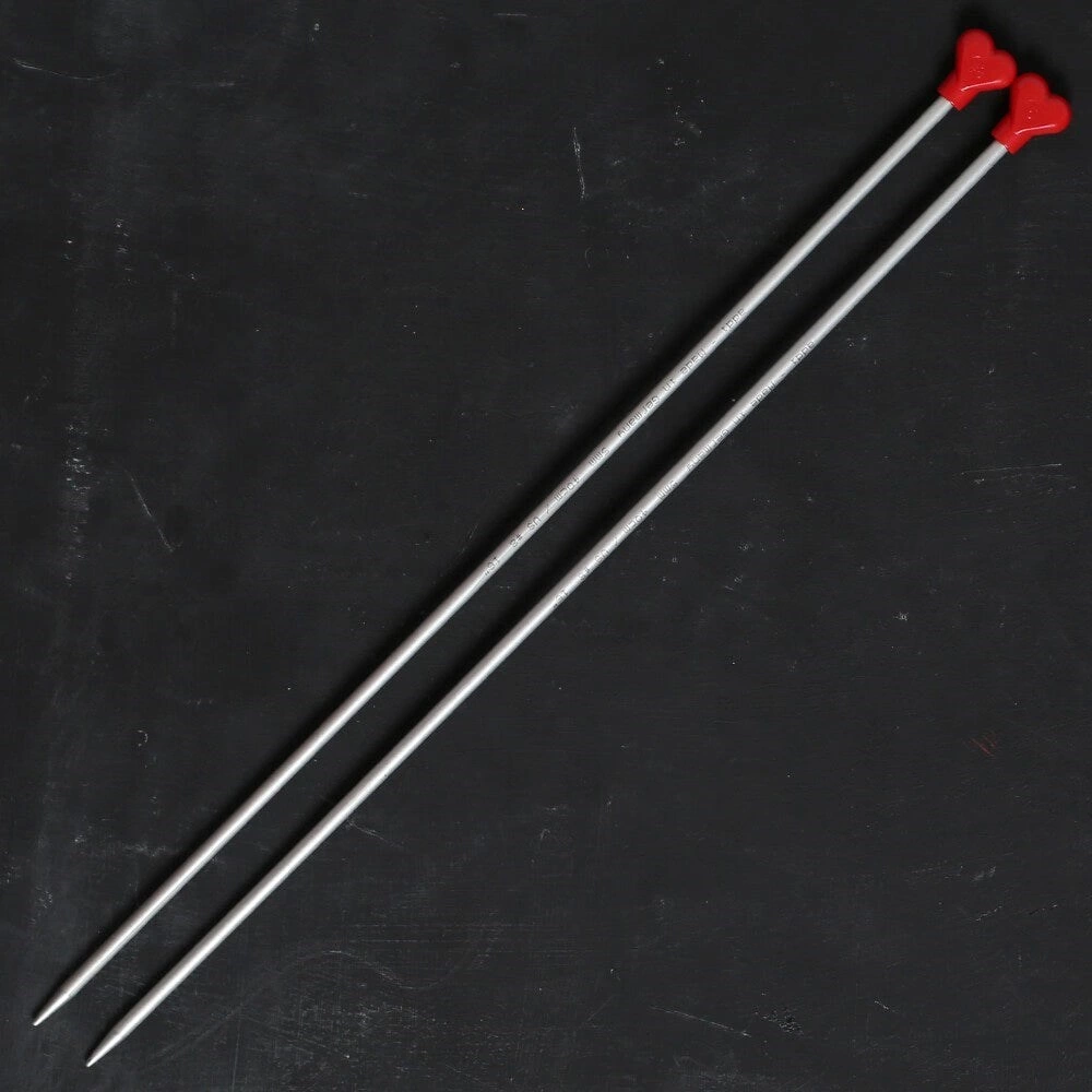 ADDI KALPLİ 5MM 40CM KLASİK ALÜMİNYUM ÖRGÜ ŞİŞİ -