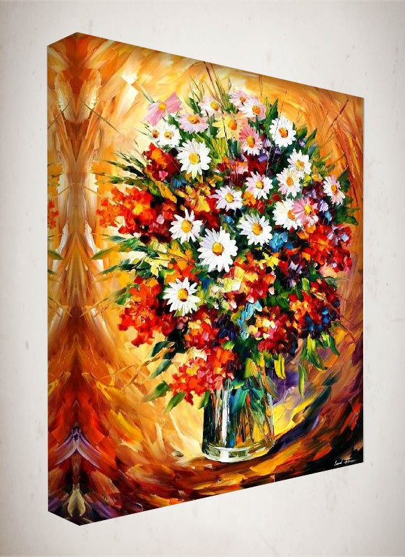 Kanvas Tablo - Leonid Afremov - Çiçekler   LA34