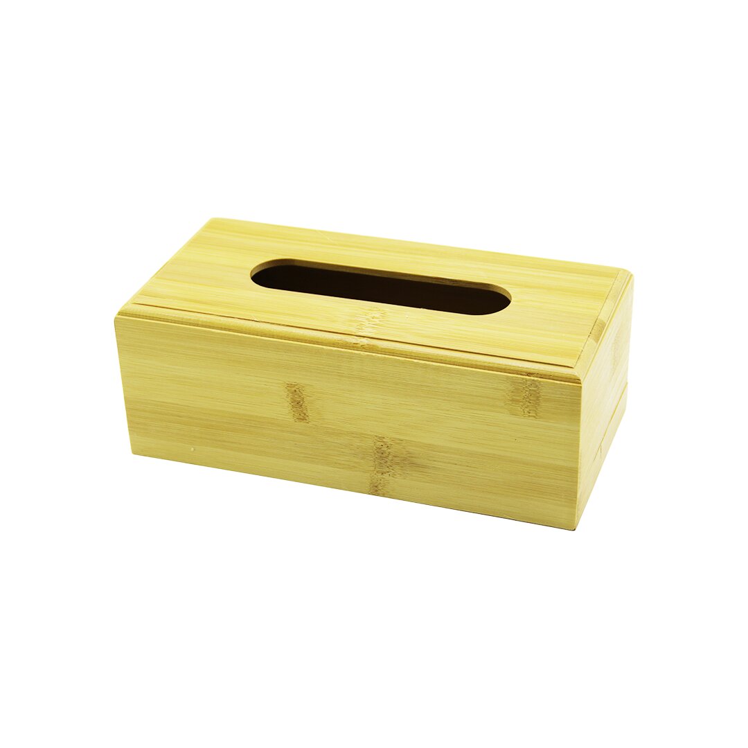 Ahşap Bambu Peçeteli̇k Kutu 11.5x23cm