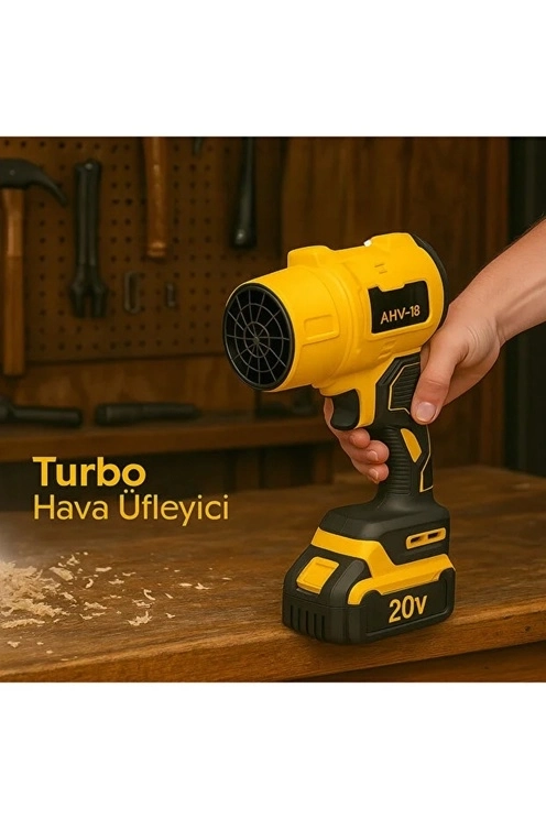 Ahv-18 Turbo Hava Üfleyici | 4 Kademe Hız | 21v 431w Kablosuz Blower | 32.000 Rpm’’