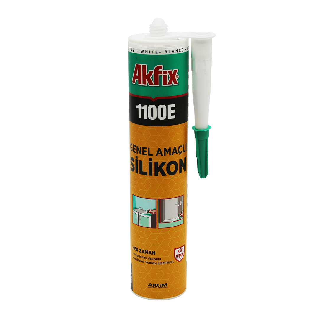 Akfi̇x Sa-142 1100e Beyaz Genel Amaçli üni̇versal Si̇li̇kon 280 Gr