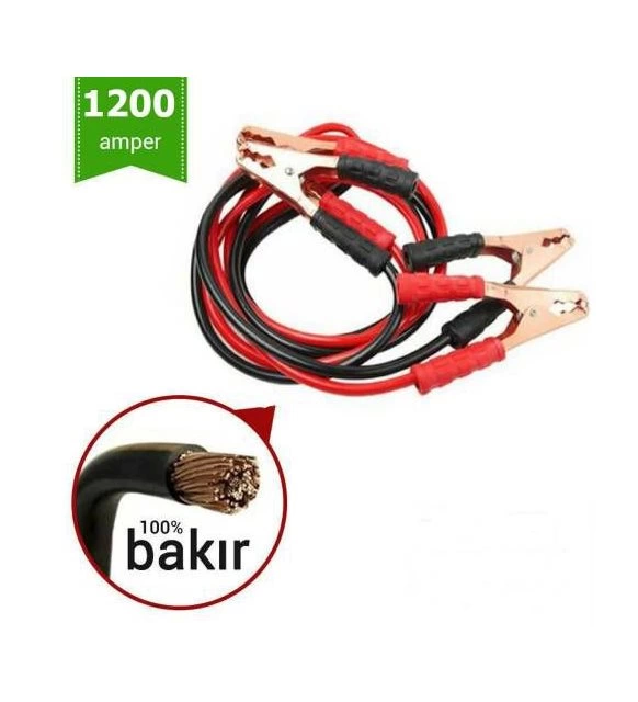 Akü Takviye Kablosu 1200 Amper (taşıma Çantalı)