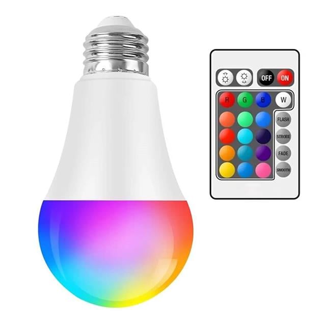 AL-LL9RGB 9 Watt Kumandalı 800 Lumen RGB Işık E27 Led Ampul