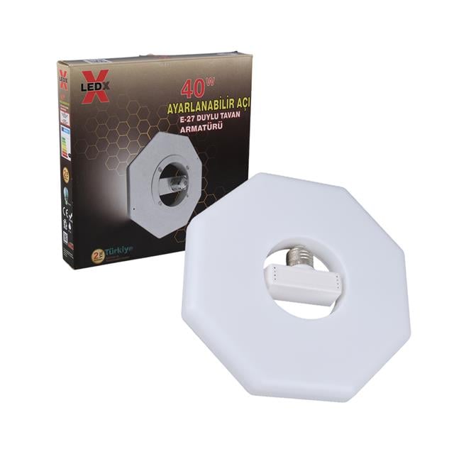 AL-OBGG 40 Watt Ayarlanabilir Açı E27 Duylu Beyaz Tavan Armatürü