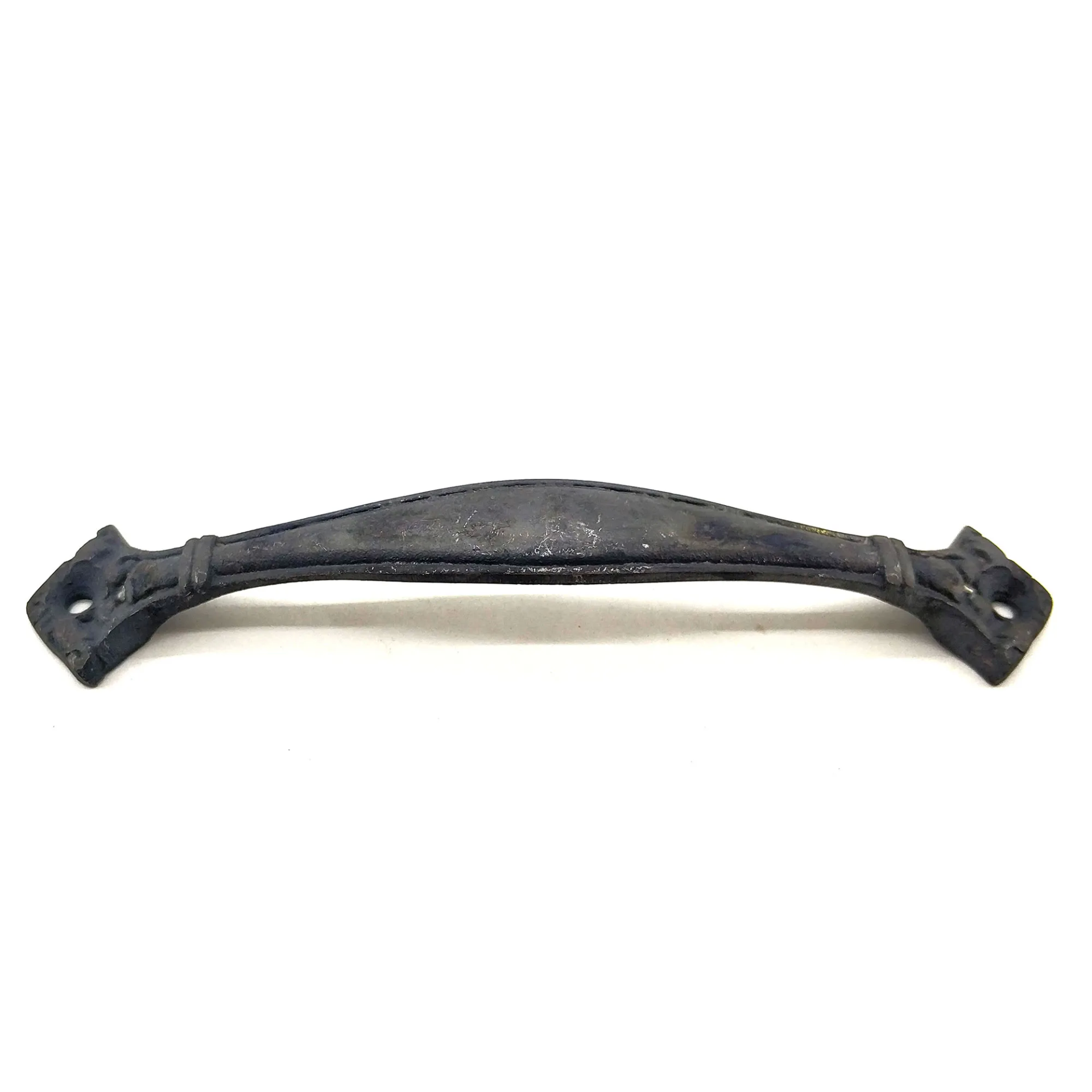 Antika Tarz Dekoratif Pirinç Deste Mobilya Kulbu - 27x155 Mm, Oksit