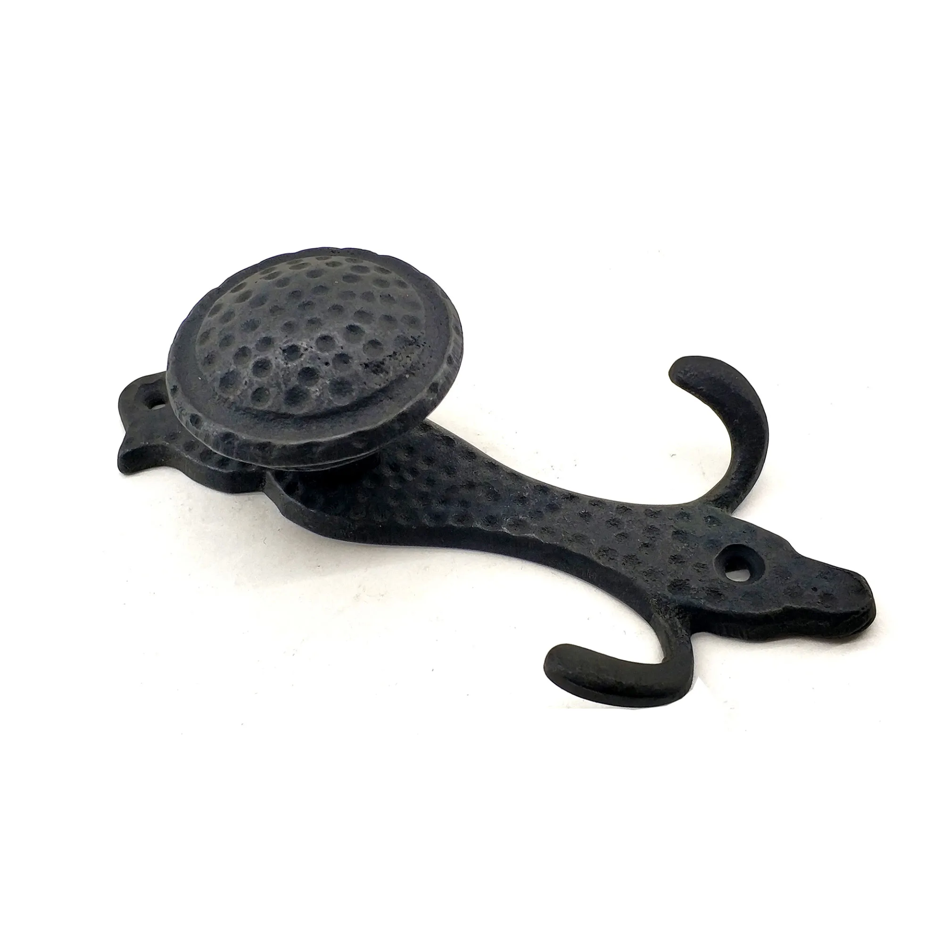 Antika Tarz Dekoratif Pirinç Portmanto Askı - 150x72 Mm, Oksit