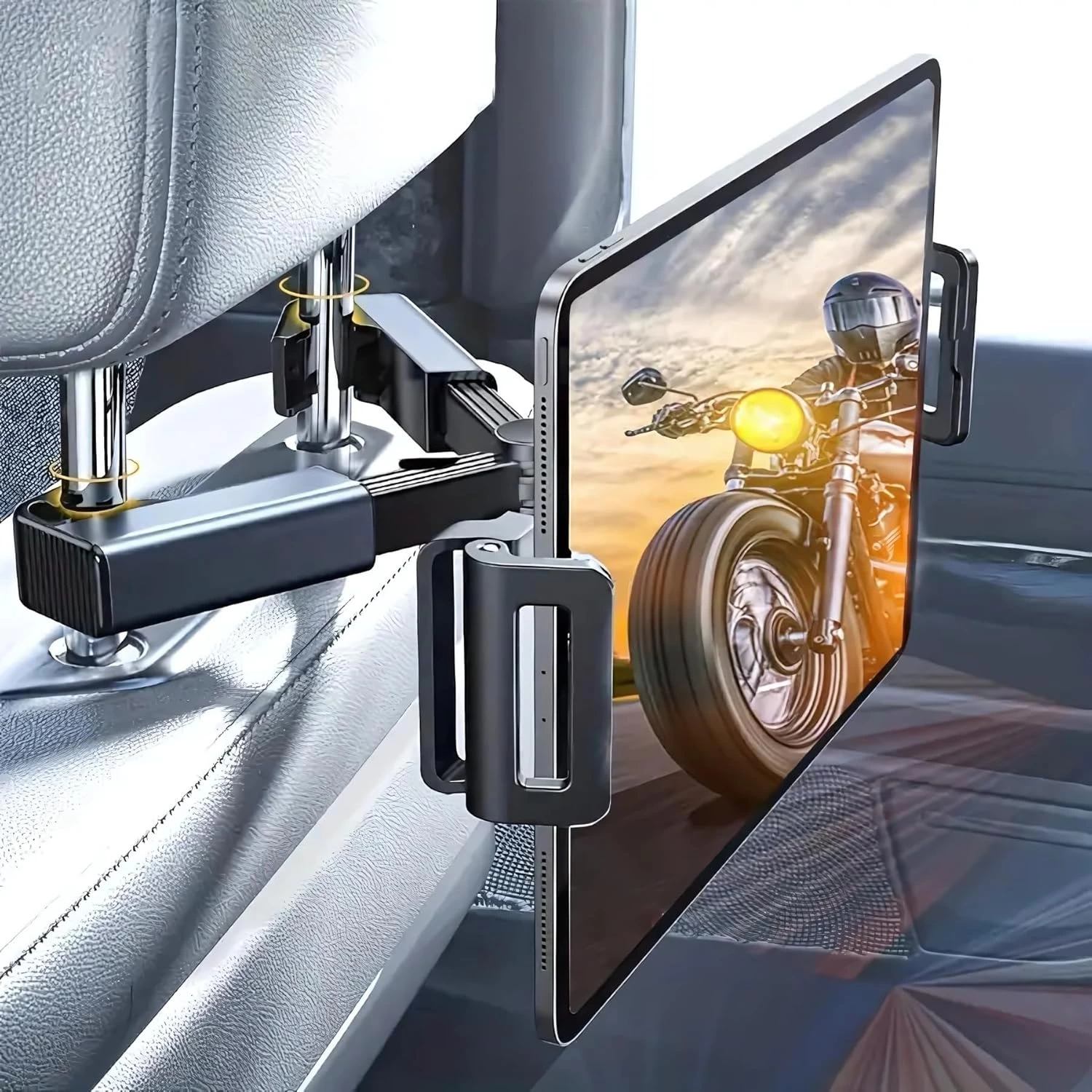 Araç Koltuk Arkası Tablet Tutucu, Telefon Tutucu, Tablet/telefon Tutucu, 360° İpad Pro 12.9 Mini Ai