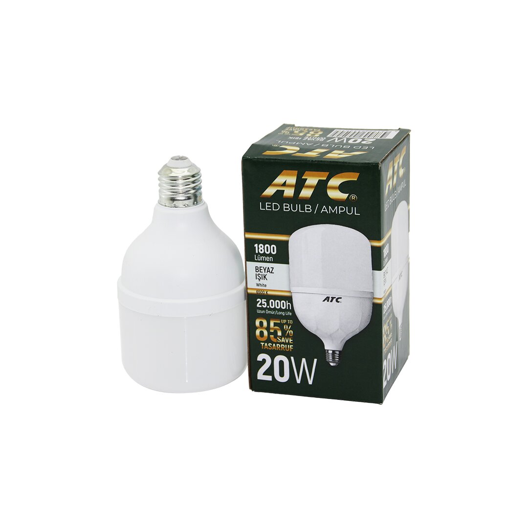 Atc-lw-20w  20w E27 Torch Led Bulb Ampul Beyaz 1800 Lümen - 25.000h