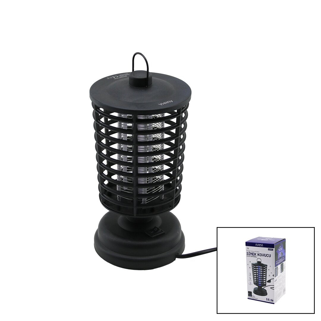 Auhma Mosquito Trap Aqm-02 Si̇nek Ciz öldürücü Maki̇ne Fener Modeli̇ Masa üstü - Aski Halkali 3.6-4w 12x21.5cm