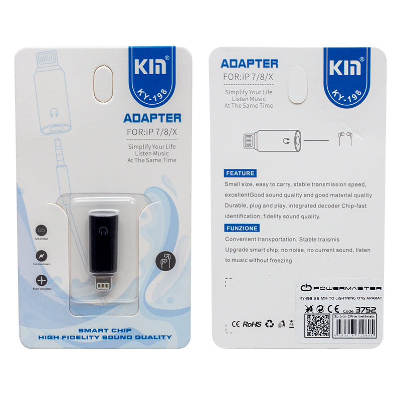 Aux 3.5 Mm To Lightning Otg Aparat