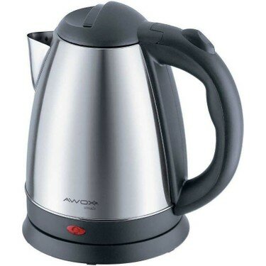 Awox Armada çeli̇k Kettle 1.8lt Menteşe Ki̇li̇t İnox Kapak 360° Dönebi̇len Gövde Otomati̇k Kapanma
