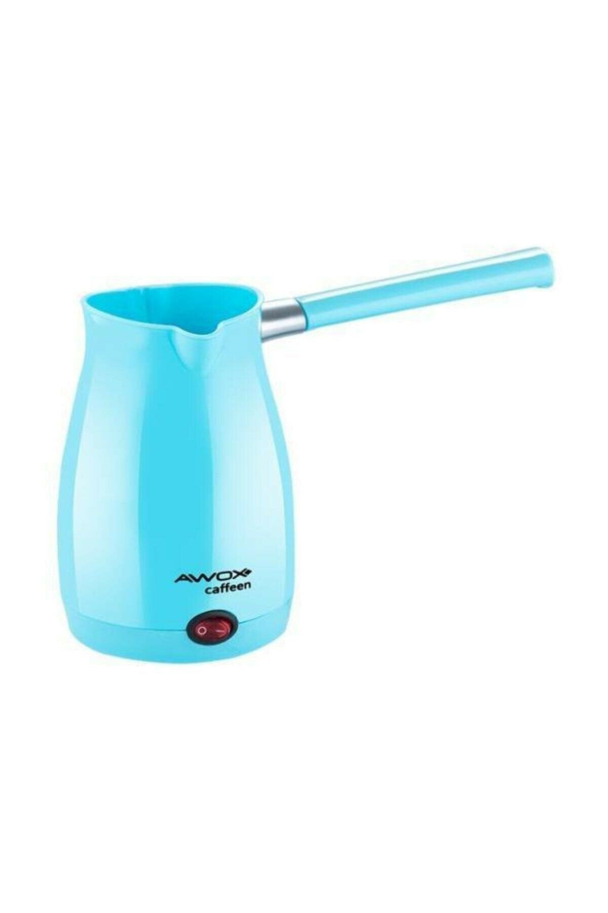 AWOX CAFFEEN  MAVİ  ELEKTRİKLİ CEZVE  TÜRK KAHVESİ  MAKİNESİ  PLASTİK   ÇİFT AĞIZ   0.4LT - 5 FİNCA