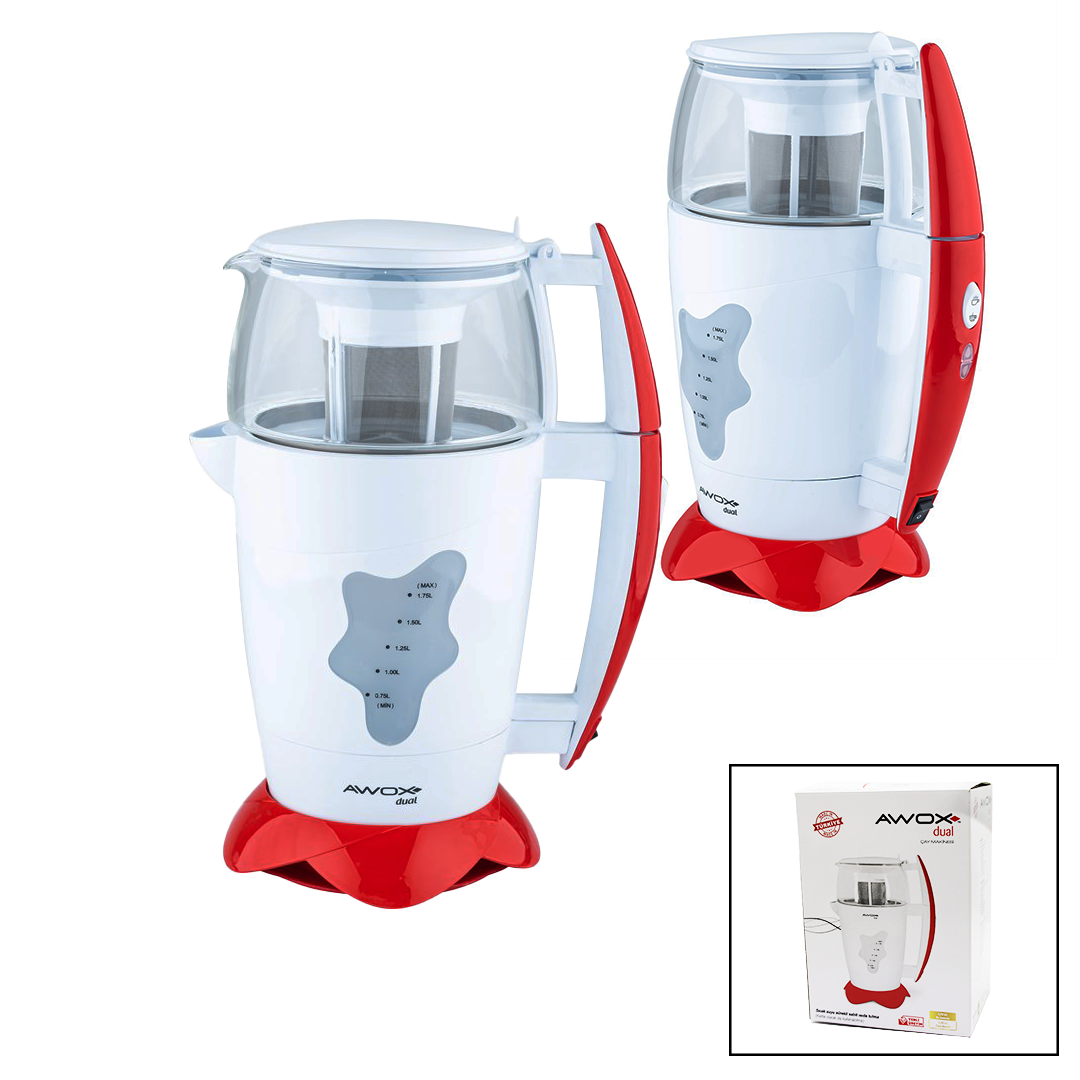 Awox Dual çay Maki̇nesi̇ çayci 1.75lt+1.2lt