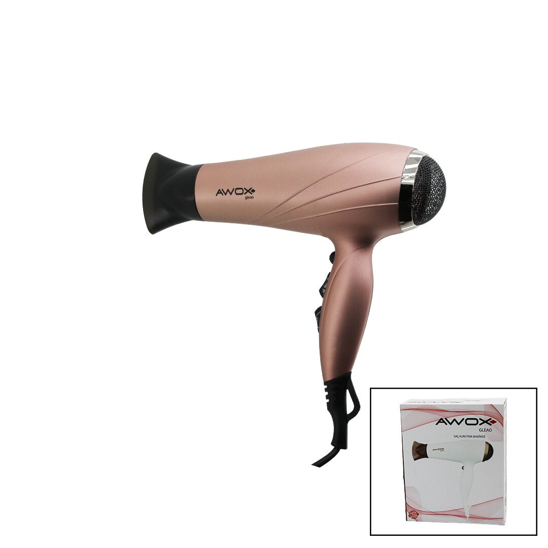 AWOX GLEAO  ROSE-GOLD  SAÇ KURUTMA - FÖN MAKİNESİ  SOĞUK ÜFLEME   2 KADEME FAN - 3 KADEME SICAKLIK