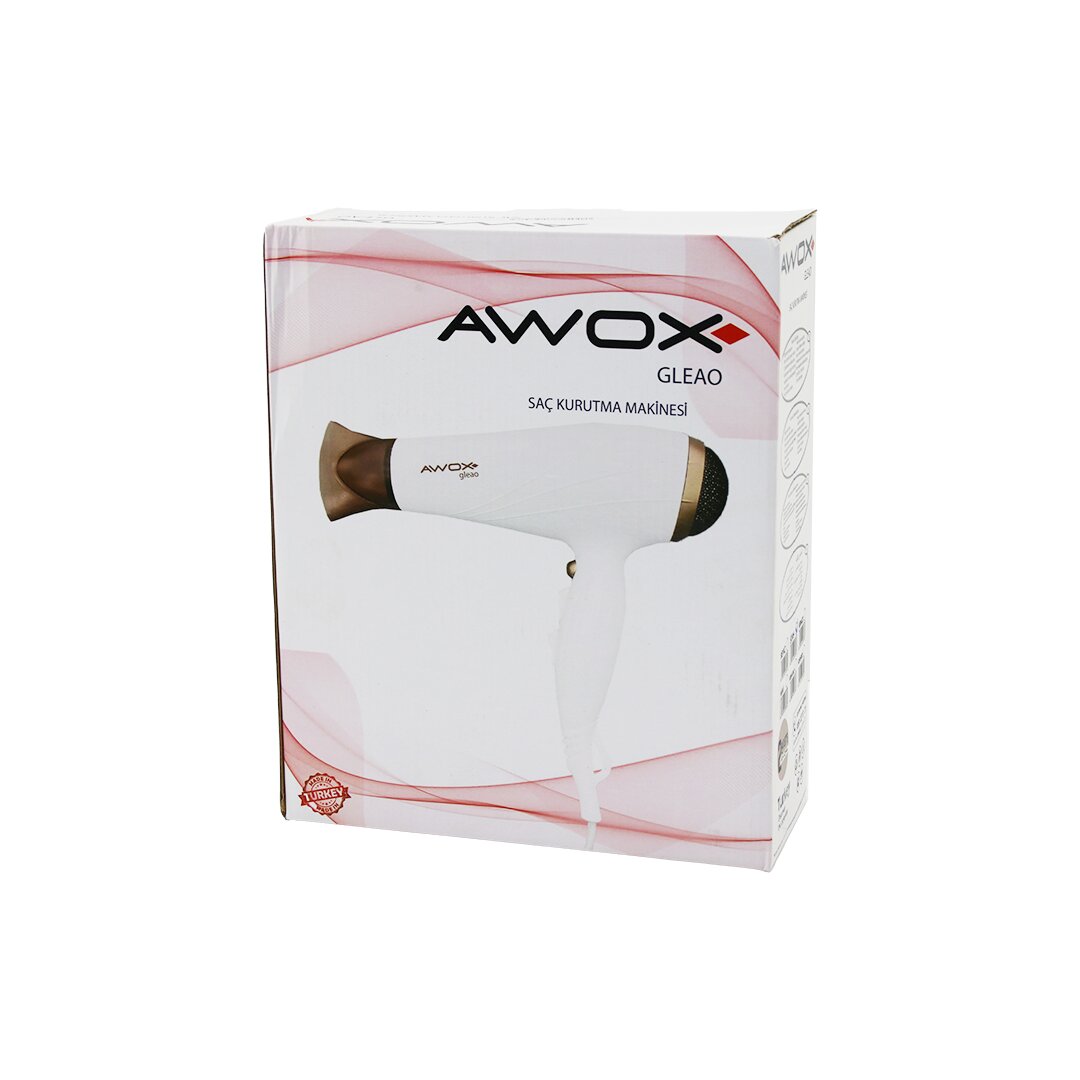 Awox Gleao  Si̇yah  Saç Kurutma - Fön Maki̇nesi̇  Soğuk üfleme   2 Kademe Fan - 3 Kademe Sicaklik   1700-2000w