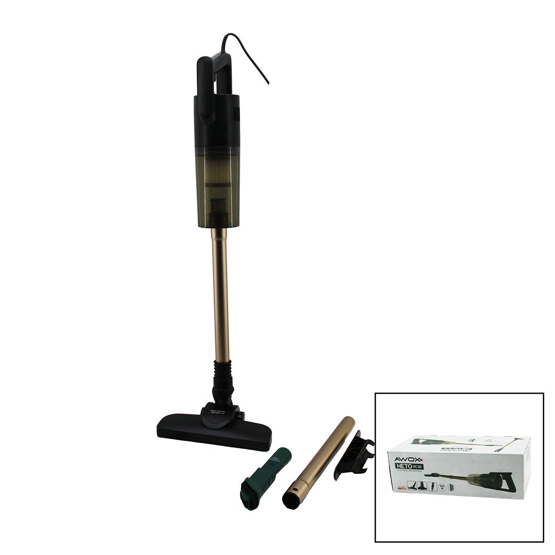 Awox Neto Vc-10 Gold Metal Sapli Di̇k Elektri̇kli̇ Süpürge 500w 5mt Kablosap=75+35=110cmhepa Fi̇ltre