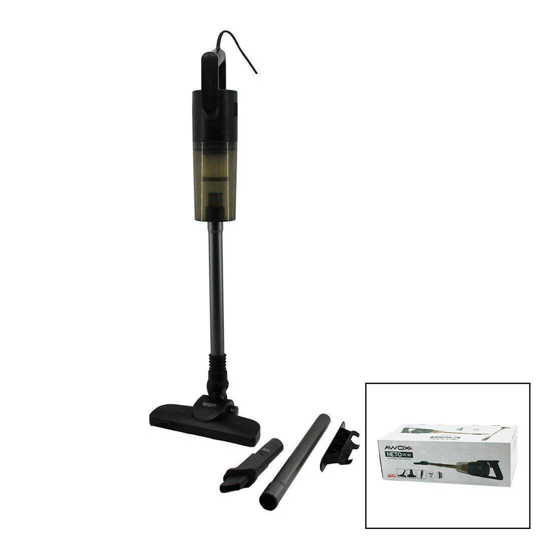 Awox Neto Vc-10 Gri̇ Metal Sapli Di̇k Elektri̇kli̇ Süpürge 500w 5mt Kablosap=75+35=110cmhepa Fi̇ltre