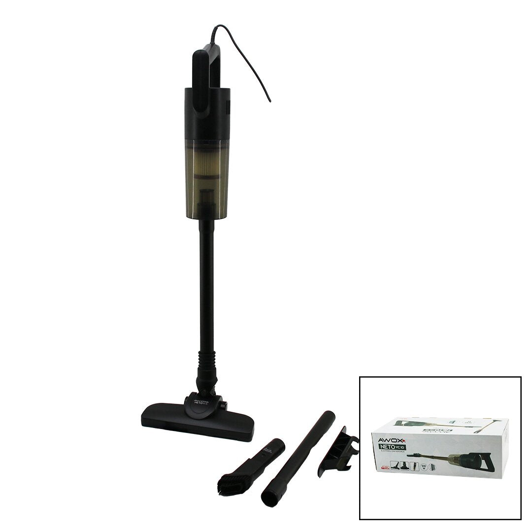 Awox Neto Vc-10 Si̇yah Metal Sapli Di̇k Elektri̇kli̇ Süpürge 500w 5mt Kablosap=75+35=110cmhepa Fi̇ltre