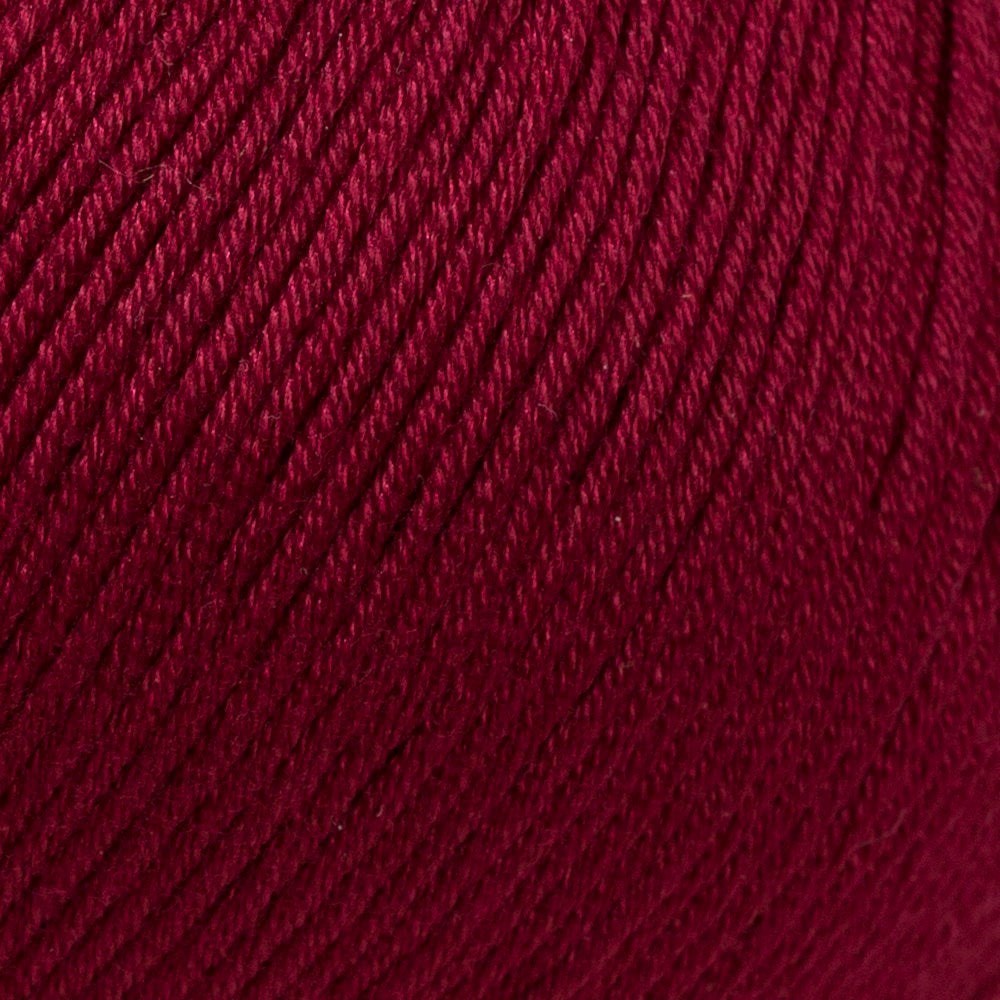 La Mia Mercerized Cotton Bordo El Örgü İpi - 23 - 33596